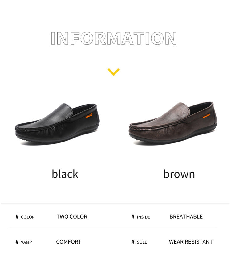 Spring autum social casual shoes trendy shoes beanie shoes men's lazy shoes loafers slip-on men's sh