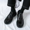 Men's Leather Formal Shoes, Slip-On, Business, Style 9911