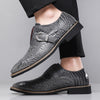 Men's Leather Formal Shoes, Crocodile Pattern, Crocodile Pattern, Style 1143