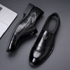 Men's Leather Loafers, Business, British Style, Style 7831