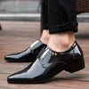 Men's Leather Formal Shoes, Pointed Toe, Business, Style 4583