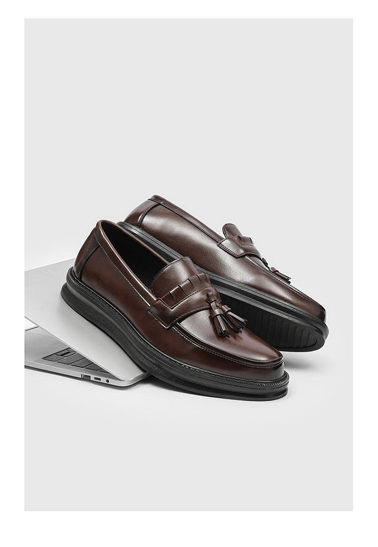 2026 casual business formal breathable wedding shoes winter brogue men's shoes korean style british 13