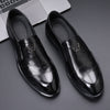 Men's Leather Loafers, Business, British Style, Style 7831