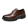 Men's Leather Loafers, Business, Brogue