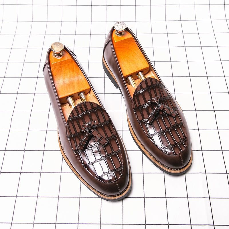 2026new arrivaltrendy breathable men's youth easiest for match slip-on beanie shoes british style bu 10