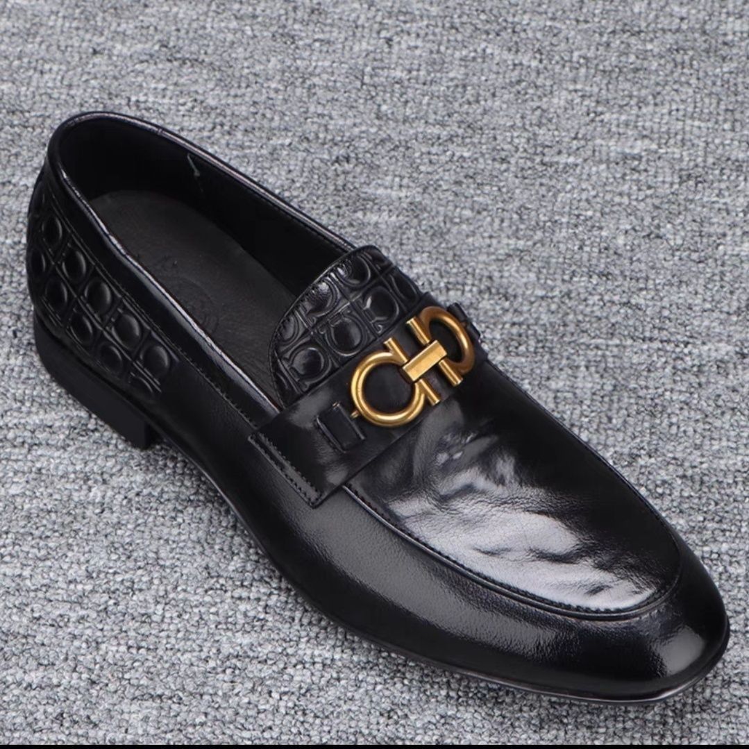 2026 men's new leather shoes: breathable, soft-soled, trendy slip-ons – versatile business casual lo 2