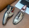 2026 spring men's plus size pointed toe patent leather dress shoes - british casual style hair styli