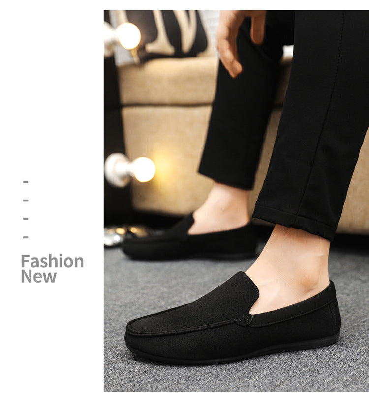 Spring autum social casual shoes trendy shoes beanie shoes men's lazy shoes loafers slip-on men's sh 16