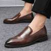 Men's Leather Loafers, Business, British Style, Style 4231