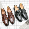 Men's Leather Formal Shoes, Slip-On, British Style, Style 7655