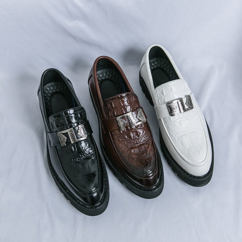 Export 2026 new arrival men's shoes business casual leather shoes men's wedding shoes youth dating 4