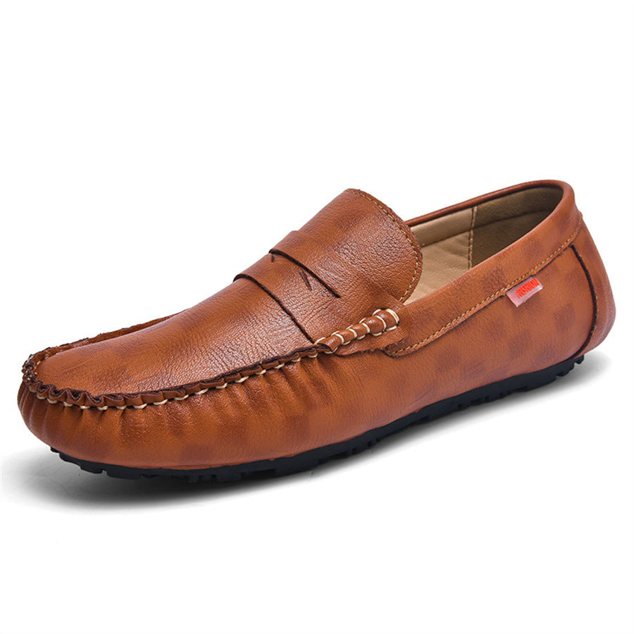 Wow, independent station men's shoes, breathable bean shoes for men, 2025new arrivaltrendyk-style le