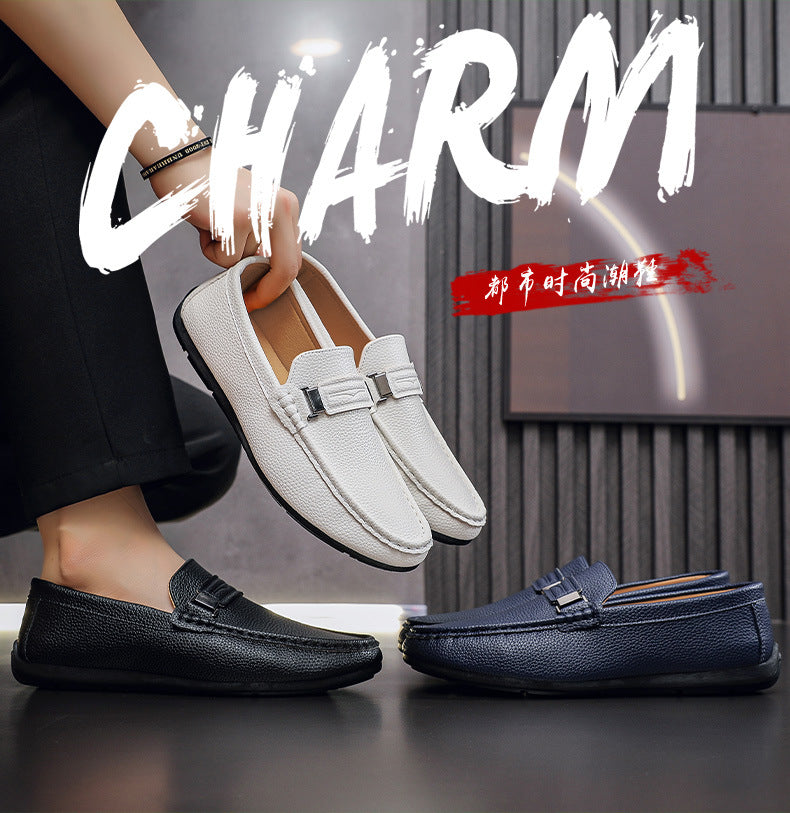 Men's Fashion Loafers - Soft Sole Breathable Leather