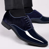 Men's Leather Formal Shoes, Pointed Toe, Business, Style 4871