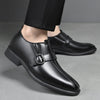Men's Leather Formal Shoes, Pointed Toe, Business, Style 9175