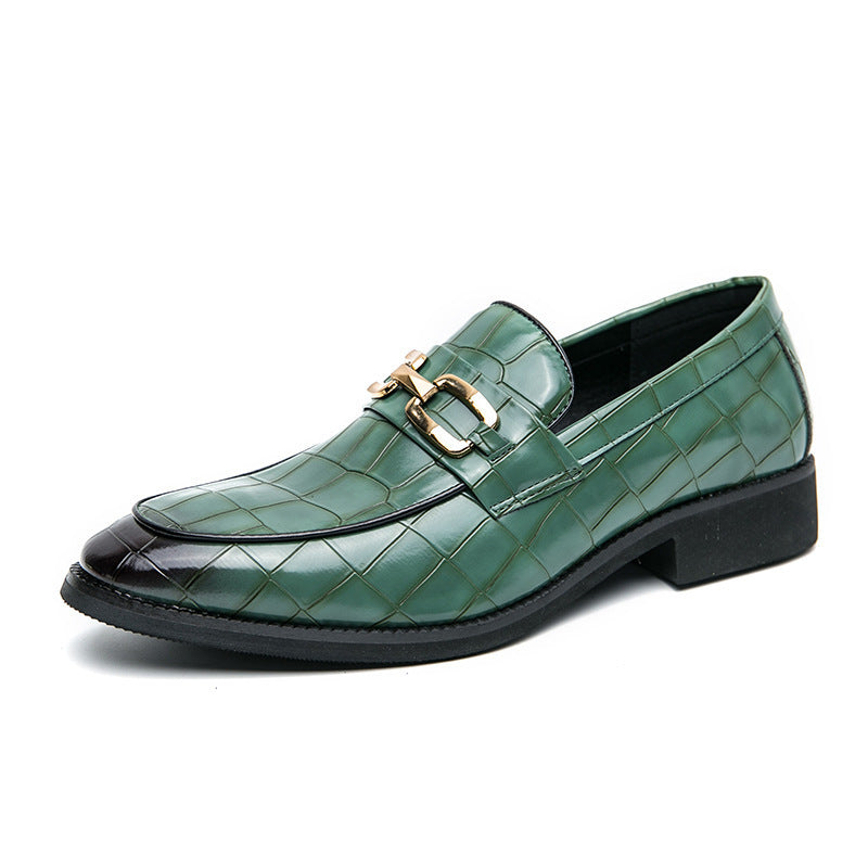 2026 spring cross-border plus size british style men's shoes korean style men's wedding shoes busine 6