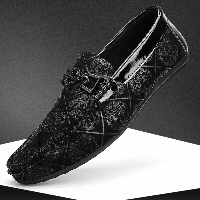 European station men's loafers 2024 summer new arrivals - men's low-top versatile casual shoes - cro