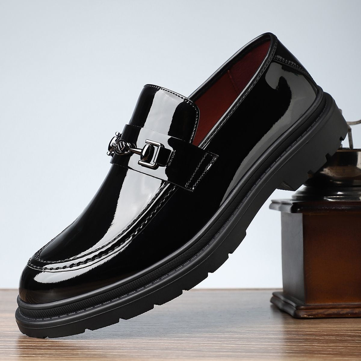 2026 spring new fashion men's casual business anti-slip wear-resistant slip-on loafers 26036 11