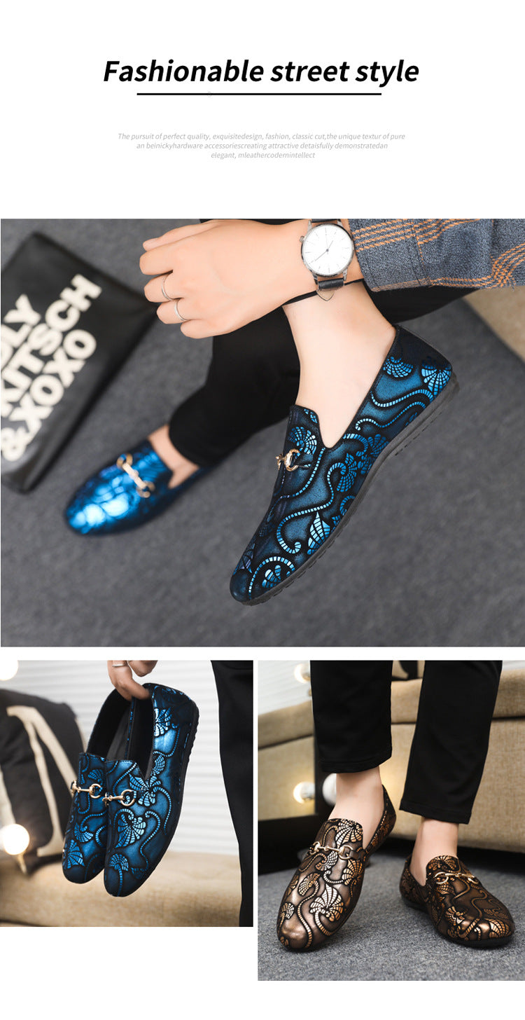 Spring autum social casual shoes trendy shoes beanie shoes men's lazy shoes loafers slip-on men's sh