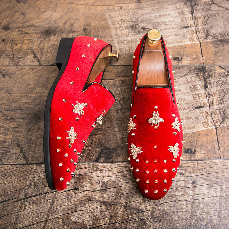 Men's Driving Shoes, Slip-On, British Style