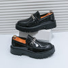 Men's Leather Loafers, Platform