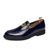 Men's Blue Formal Shoes, Pointed Toe, Business
