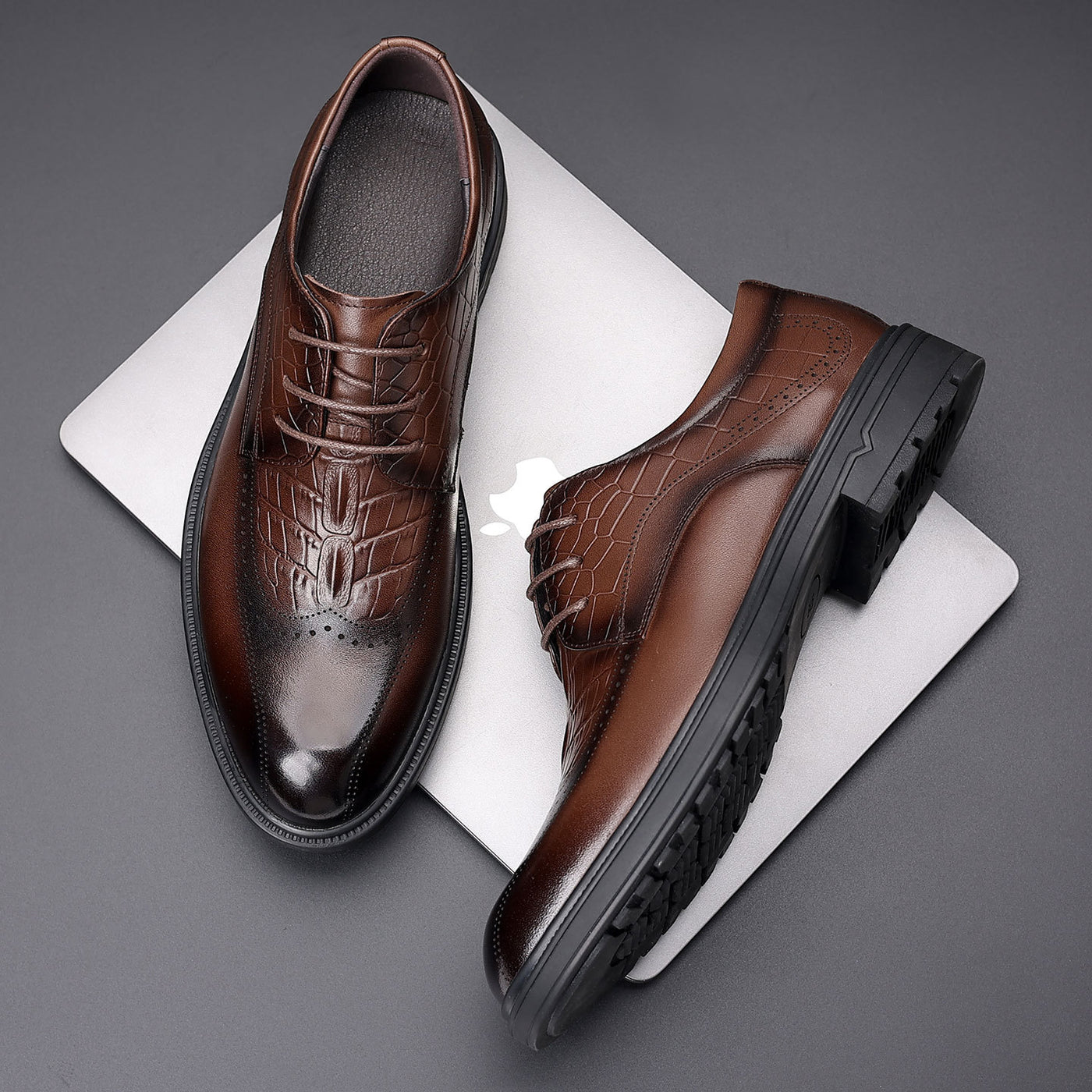 Men's leather shoes 2026 new collection: premium full-grain leather dress shoes for men - business b 2