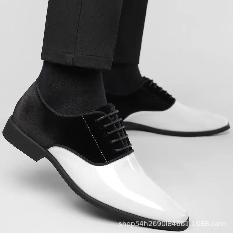 Men's formal business leather shoes - lightweight, trendy casual shoes - british style, versatile pa 10