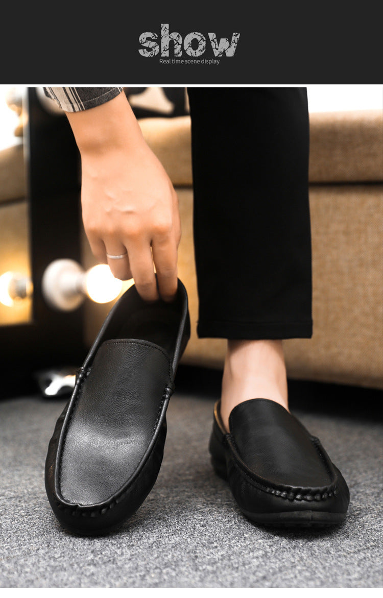 Spring autum social casual shoes trendy shoes beanie shoes men's lazy shoes loafers slip-on men's sh