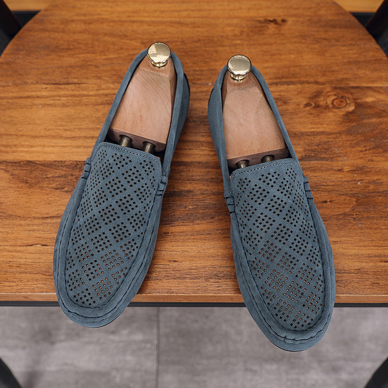 Bean shoes men's breathable cut outcasualtrendy men's shoes slip-on low-top slip-on loafers men's su 6