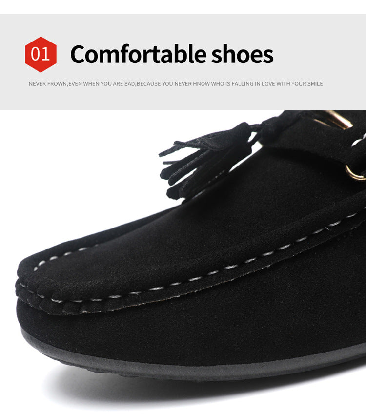 Spring autum social casual shoes trendy shoes beanie shoes men's lazy shoes loafers slip-on men's sh 9
