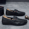 Men's Leather Loafers, Slip-On, Business, Style 1559