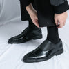 Men's Leather Formal Shoes, Business, British Style, Style 0727