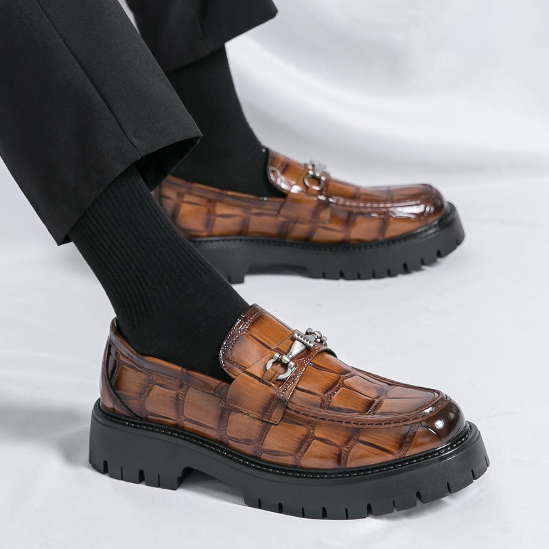 Men's Leather Formal Shoes, Business, Height Increasing, Style 2823