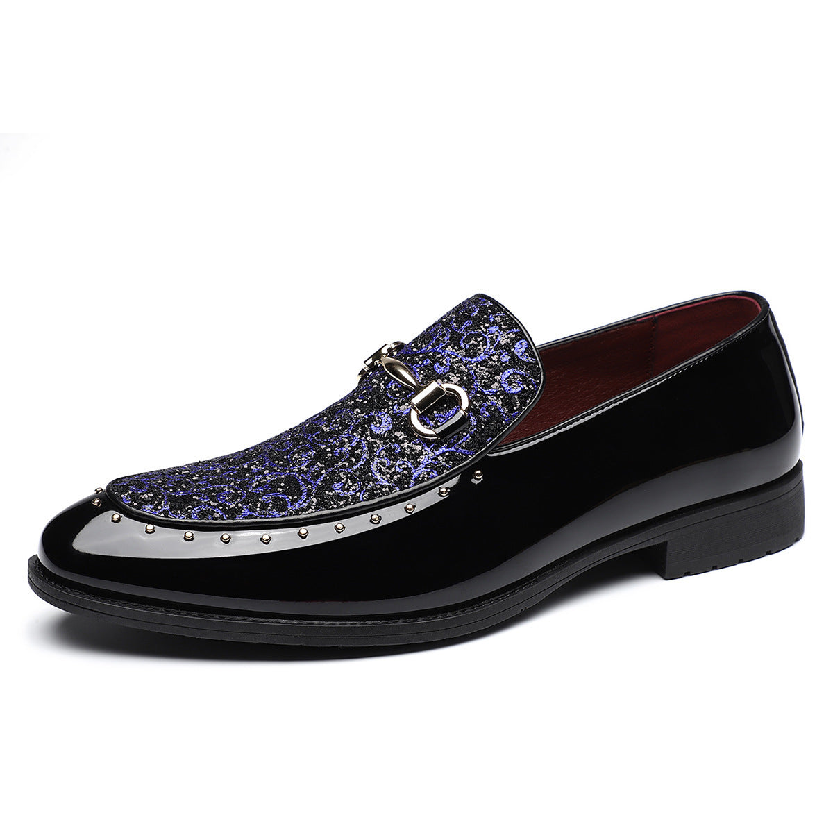 2026 new trendy fashion men's shoes - british style pointed toe slip-on casual leather shoes 12