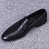 Spring and Autumn New Soft Casual Dress Leather Shoes Breathable Business Men's British One-Pedal Doudou Shoes Soft Sole Soft Surface