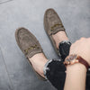 Men's Suede Loafers, Slip-On