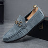 Men's Suede Loafers, Slip-On