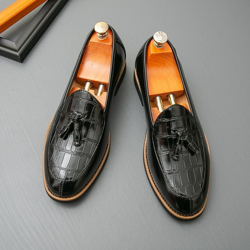 2026new arrivaltrendy breathable men's youth easiest for match slip-on beanie shoes british style bu 4