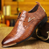 Men's Leather Formal Shoes, Pointed Toe
