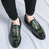 Men's Leather Formal Shoes, Slip-On, British Style, Style 0599