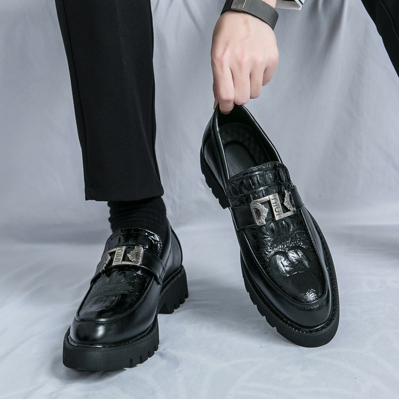 Export 2026 new arrival men's shoes business casual leather shoes men's wedding shoes youth dating 2