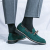 Cross-border spring bow slip-on leather shoes fashion formal business casual shoes plus size loafers