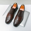 Men's Leather Formal Shoes, Business, British Style, Style 0727