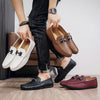 Men's Leather Loafers, Slip-On, British Style, Style 8647