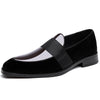 Men's Black Leather Formal Shoes, Pointed Toe, Style 0615