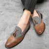 Men's Leather Formal Shoes, Slip-On, Breathable