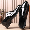 Men's Leather Formal Shoes, Pointed Toe, Business, Style 7687