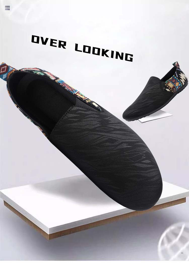 Spring/summer casual sneakers, trendy loafers, men's slip-ons, moccasins, one-step shoes, men's foot 7