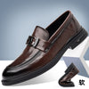 Men's Leather Moccasin Loafers, Business, Breathable